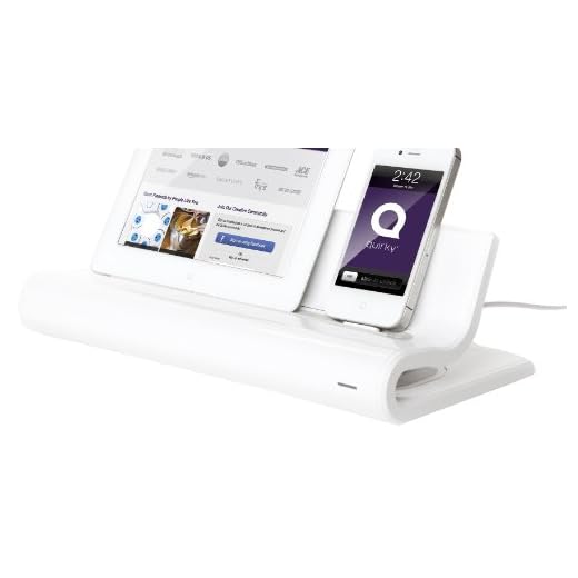 Quirky 14895 Converge Station d'accueil 4 ports USB pour Apple iPad/iPhone Blanc