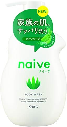 Naive Body Soap (aloe extract combination) jumbo 530mL