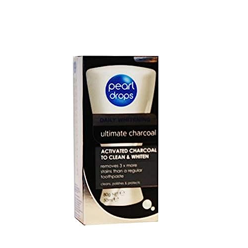 4lite Pearl Drops Daily Whitening Ultimate Charcoal Toothpaste, 50 ml