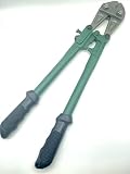 Duebass 18 inch Bolt Cutter, Industrial Grade Bolt Cutter Bi-Material Handle with Soft Rubber Grip