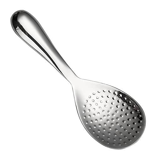 Cuchara de arroz de acero inoxidable para servir arroz, cuchara de arroz antiadherente, utensilio de cocina para fiestas, cena, cocina, restaurante