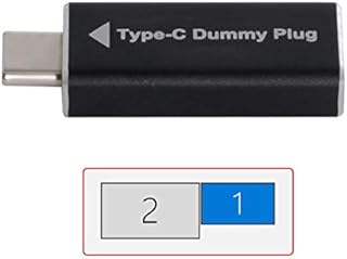 Cablecc CY Virtual Display Adapter USB-C Type-C DDC EDID Dummy Plug Headless Ghost Display Emulator 1920x1080p@60Hz