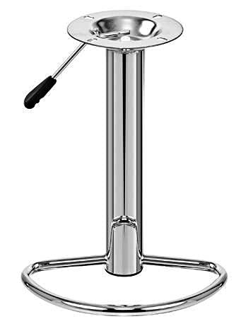 IYB-Bar Stool Circular Footrest in Chrome for Kitchen Chair, bar Stool, Showroom Chair,Etc (1 Piece)