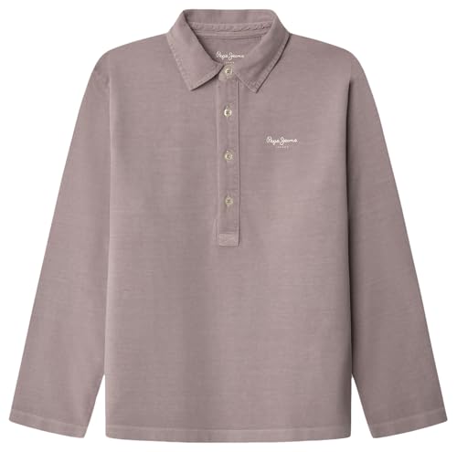 Polo Samuel Pepe Jeans violet pour l'école et les sorties de votre garçon