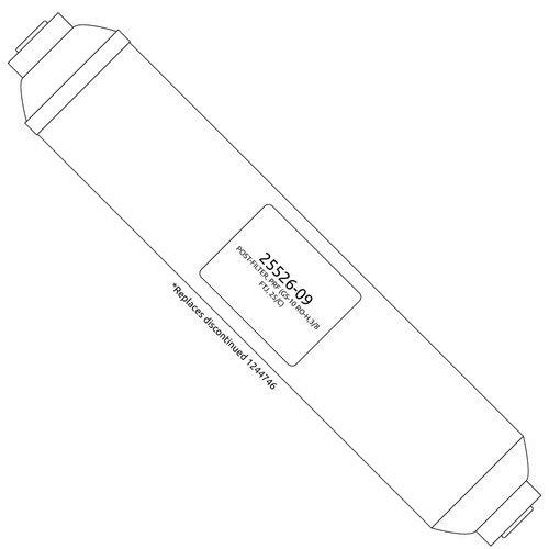 Replacement Carbon Post Filter For GE Merlin RO System