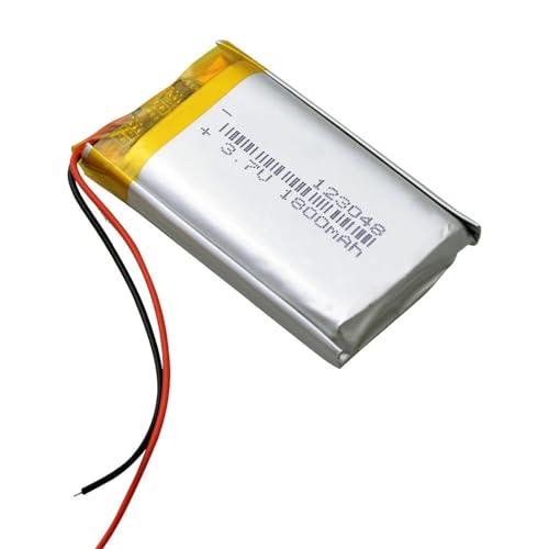 Batería 123048 de 3.7V soluciona la falta de energía en tus gadgets de 1800mAh y 2W