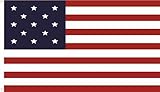 DRAPEAU ETAS UNIS HOPKINSON 1777 13 ETOILES (PAS STAR SPANGLED BANNER) QUALITÉ SATIN 90D. DIMENSION 150X90