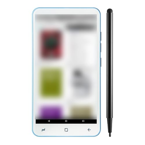 Asixxsix Tableta de Lector de Libros Electrónicos, Cuaderno Digital de Pantalla de 5 Pulgadas sin Tinta con Cámaras y Micrófono para Tomar Notas, con Bloc de Notas, Lápiz y Estuche