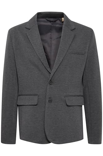 Blazer couleur unie 400278 charbon finition haut de gamme