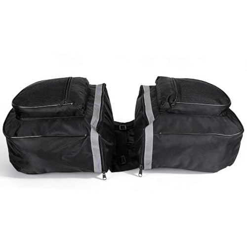 Yuecoom Bicycle Panniers, Bike Bag, Bicycle Rack Bag Bike Rear Carrier, 25L Waterproof Mountain Road Bike Rack Rear Seat Tail Carrier Trunk Doubility Pannier Bag