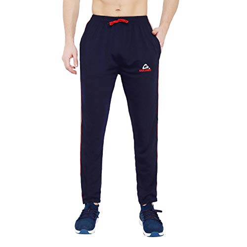 GOLAZO Men's Stylish Slim Fit Cotton Jogger Lower Track Pants for