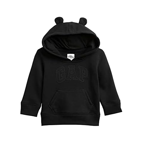 GAP Sweat à capuche bébé noir Cover