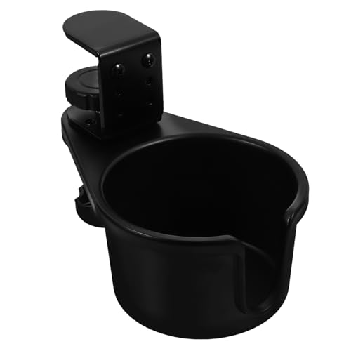 Abaodam デスク周り便利グッズ 転可能クランプ式カップホルダー 卓上スペース化 飲み物固定保持 家 オフィス用