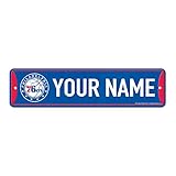 Rico Industries NBA Basketball Philadelphia 76ers Primary Personalized Metal Street Sign 4