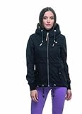 Ragwear Damen Übergangsjacke Outdoor-Jacke Parka Danka Black20 Gr. L