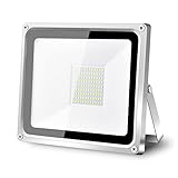 ⭐️【Súper brillante y ahorro de energía】: Este proyector LED tiene un brillo y un efecto de iluminación excelentes, el brillo es mucho más alto que el de las bombillas tradicionales y puede ahorrar hasta un 80% de electricidad. Proyector Led Para Exteriores tiene un ángulo de salida de 120 grados, sin sombras, sin deslumbramiento, luz dispersa de amplia radiación y mayor distancia de irradiación.