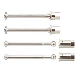 RCAWD Front Rear CVD Driveshaft for Axial 1/18 Yeti Jr Can-Am Maverick Drive Shaft Upgrade Parts