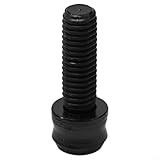 Tornillos de aleación de titanio, ligeros, ajuste perfecto para collar y desviador (M5-15 negro)