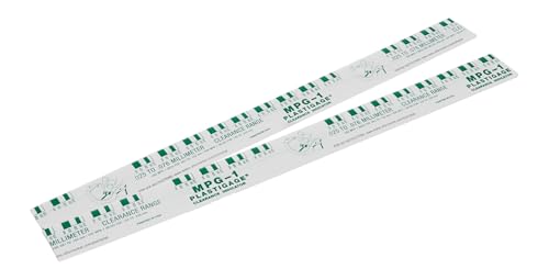 Plastigage Green 2pk | Plastigauge - 0.001-0.003 in Measurement Range - 12 in Long - Green - Pair