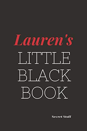 Lauren's Little Black Book.: Lauren's Little Black Book.