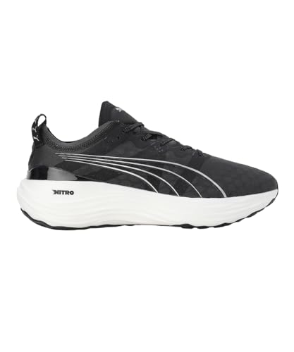 Puma ForeverRun Nitro Chaussures de Course Unisexe Adulte Noir 40 EU, Puma Noir, 40 EU