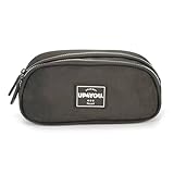 Estojo Escolar UP4YOU Duplo Crinkle Cinza Luxcel