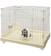 Amazon.co.jp: RAKU 猫ケージ 大型 キャットケージ ドア付き ワイド扉