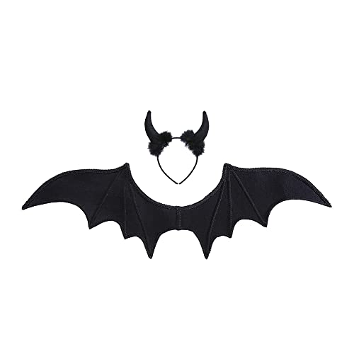 Ailes et Cornes de Diable Noires