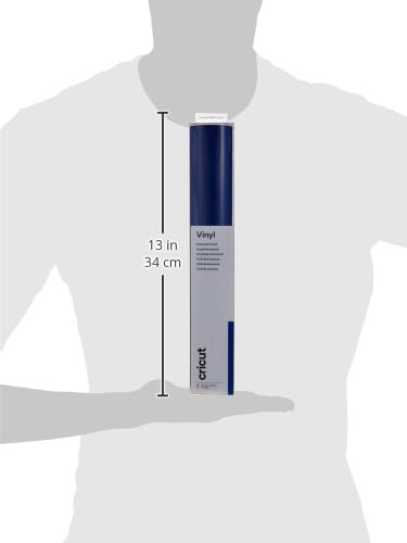 Image of Cricut Permanent Vinyl | Blue | 1.2 m (4 ft) | Self Adhesive Vinyl Roll | for use with All Cricut Cutting Machines