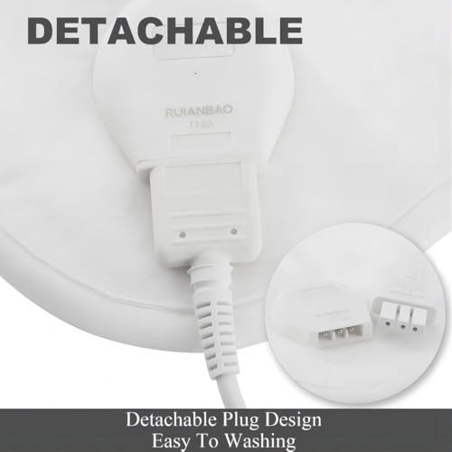 RUIANBAO Couverture chauffante électrique Couverture chauffante minuterie Tapis Chauffant Grande Taille 160 * 130cm 220V Matelas Chaud Hiver Chauffage de lit – vue 7