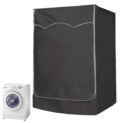 Washing Machine Cover, Waterproof Front Load Dryer Cover, Dustproof Washing Machine Covers, Dryer Protection Shield, Fade-proof Washer Covers With Zipper For Home Laundry (60x60x88cm)