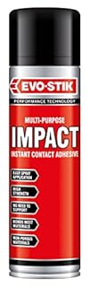 EVO-STIK Impact Adhesive Spray 200ml - Bonds Immediately on Contact - High Shear Strength