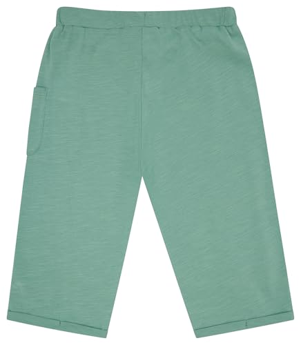 Pantalón unisex de algodón orgánico slub jersey suave para niños 2