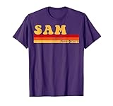 SAM Name Personalized Idea Men Retro Vintage SAM T-Shirt