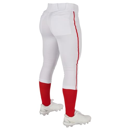 CHAMPRO Women's Tournament Low Rise Softball Pants with Side Piping + Size 12 + Great for Softball Players + Comfortable