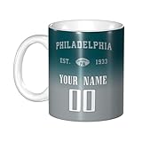 Personalized Custom Coffee Mugs,Sports Style Cup,Can Brew Coffee,Hold Hot Water And A Variety Of Beverages,Great Gifts For Fans.