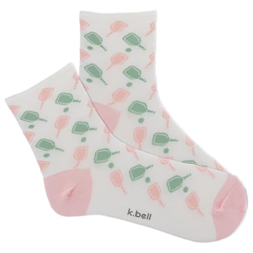 Image of K. Bell Women's Fun Sports & Outdoors Crew Socks - 1 Pairs - Cool & Cute Casual Novelty Gifts