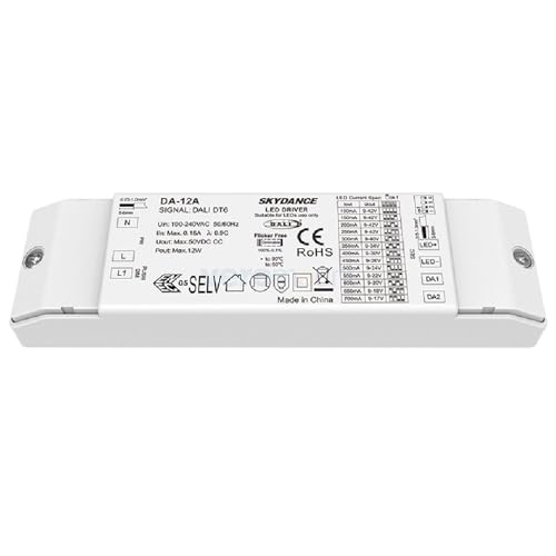 Driver LED DALI 10-42V DC DA-12A convertisseur courant constant 12W