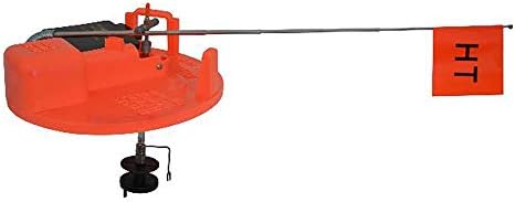 HT Enterprise PTE-200 Polar Therm Extreme Tip-Up W/ 200 ' Spool, Orange - Built in Tackle Box, Multi, one Size