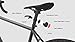 Hellomaco Maco Trace Stealth Tracker Bike Mount (Black) Reflector Compatible with Apple AirTag and Tile Sticker