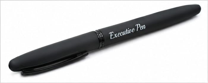 Image of Executive Pen, Matte Black Finish, Ballpoint Writing Pen