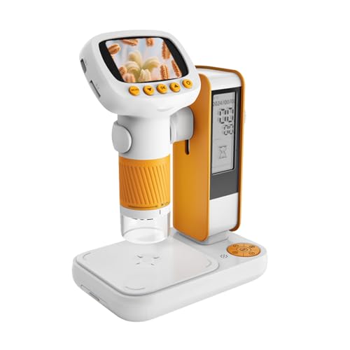 Microscope numérique portable enfants pour explorer la nature en vacances