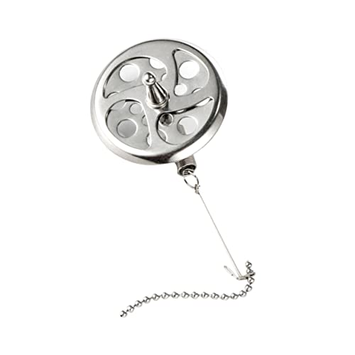 HOLIDYOYO Kannenfilter Aus Edelstahl Wiederverwendbarer Filtertopf Kaffeefilter Mit Langer Kette Zubehör Für Kaffeemaschine Geeignet Für Espressozubereitung Restaurant Haushalt Familie Schul