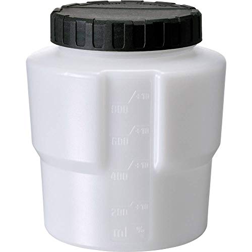 Einhell - Contenitore per vernice originale da 800 ml (accessori per sistemi di spruzzatura a colori, volume 800 ml, scala integrata, con coperchio, facile da montare)