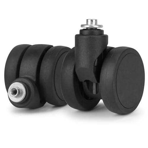 Brezento 2 Pcs Suitcase Wheels Replacement 50mm Universal Luggage Replacement Wheels Suitcase Castor Wheels Repair Kit(BRLN-52)