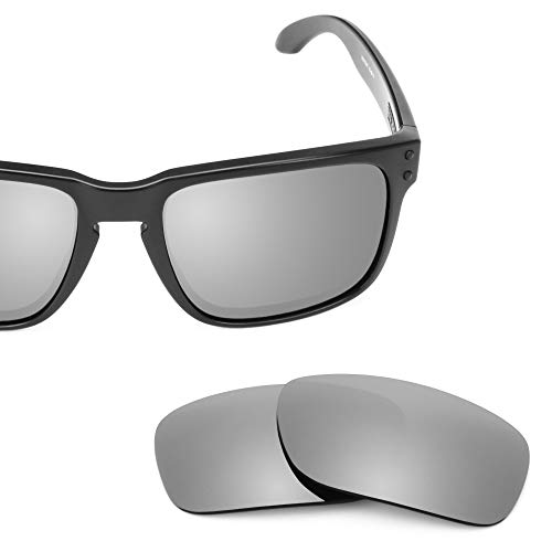 Revant Replacement Lenses Compatible With Oakley Holbrook, Polarized, Titanium Mirrorshield #TOP1
