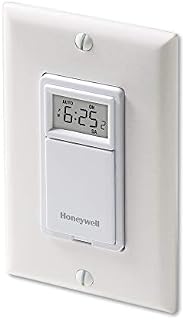 Honeywell RPLS730B1000/U RPLS730B1000 7-Day Programmable Light Switch Timer, White
