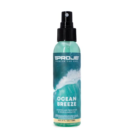Proje Premium Car Care - Ocean Breeze - Car Air Freshener - Odor Eliminator & Deodorizer Spray For Strong Odors - Premium Air Freshener - Long-Lasting Formula - 4Floz… #TOP8