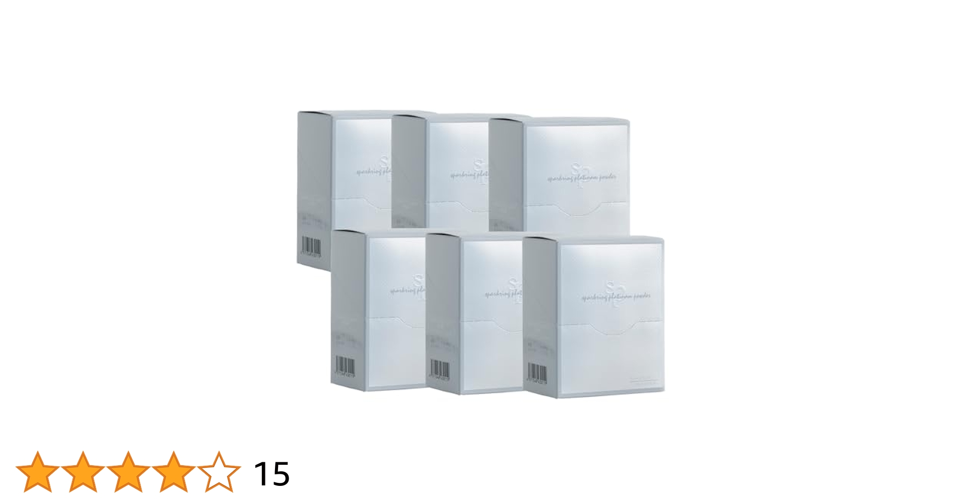 Amazon.co.jp: スパークリング プラチナパウダー 1.5g×30包 ×6
