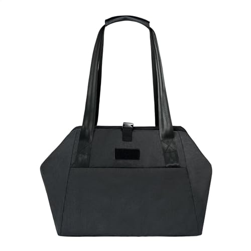 Transportín de viaje para gatos – Transportín para perros con almohadilla térmica extraíble, recargable por USB – Transportín para mascotas, hebilla de seguridad, transportador de cuerpo de gato lavab